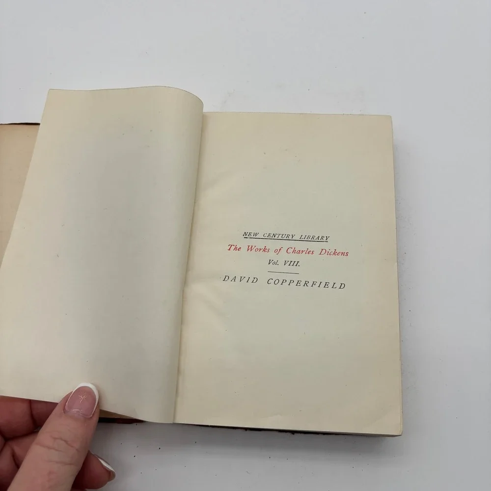 David Copperfield Charles Dickens Thomas Nelson‎ New Century Library Vol VIII